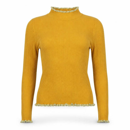 Womens UK Size 8 M&S Yellow Pullover Jumper