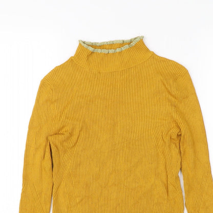 Womens UK Size 8 M&S Yellow Pullover Jumper