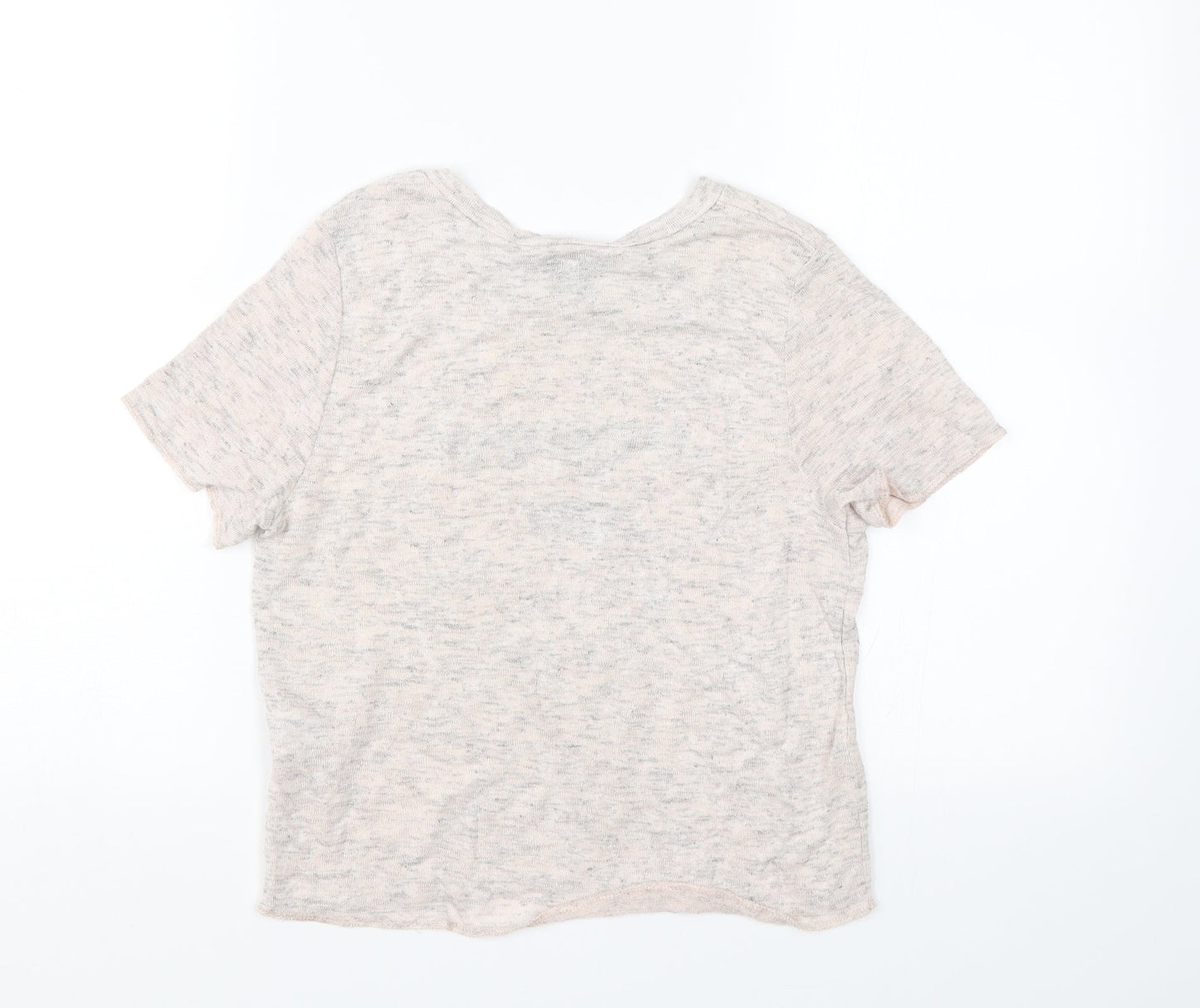 Womens UK Size 10 Atmosphere Pink Basic T-Shirt