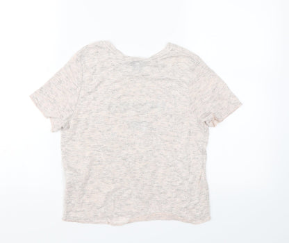 Womens UK Size 10 Atmosphere Pink Basic T-Shirt
