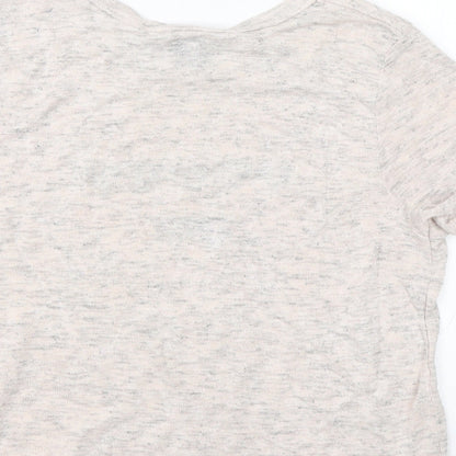 Womens UK Size 10 Atmosphere Pink Basic T-Shirt