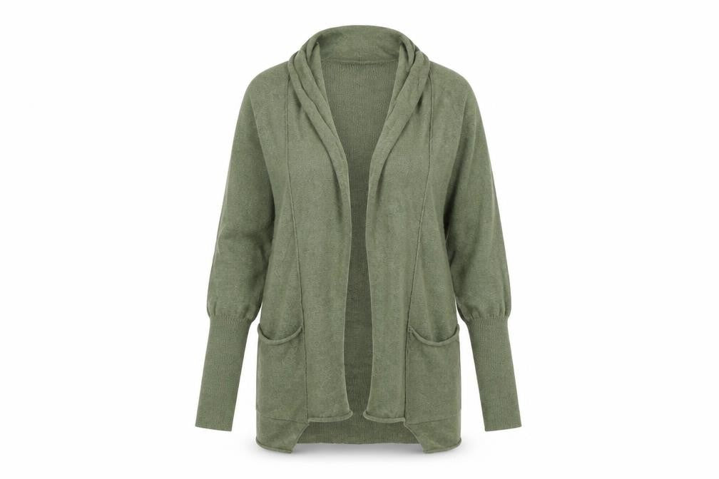 Womens UK Size 8 New Look Green Shrug Jumper