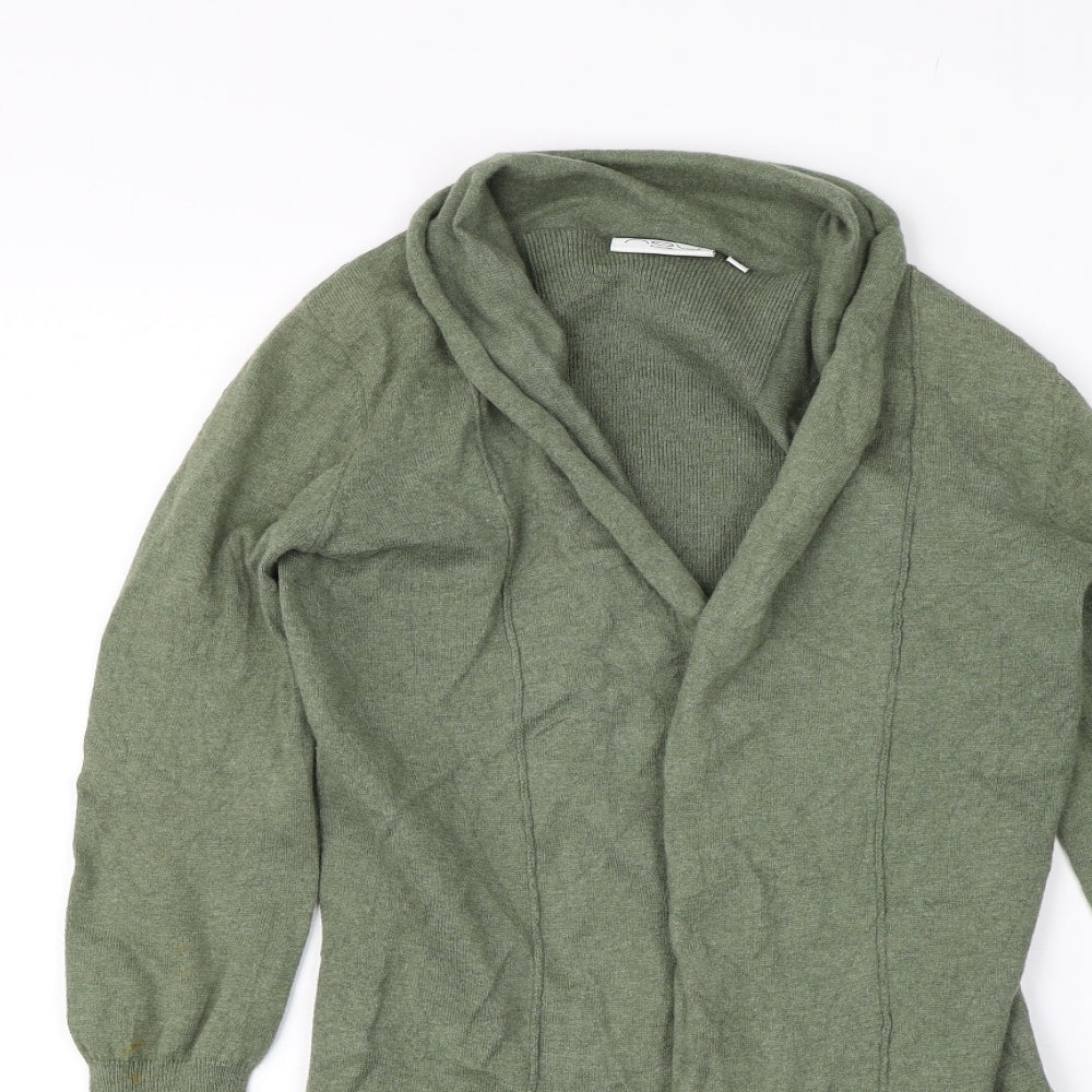Womens UK Size 8 New Look Green Shrug Jumper