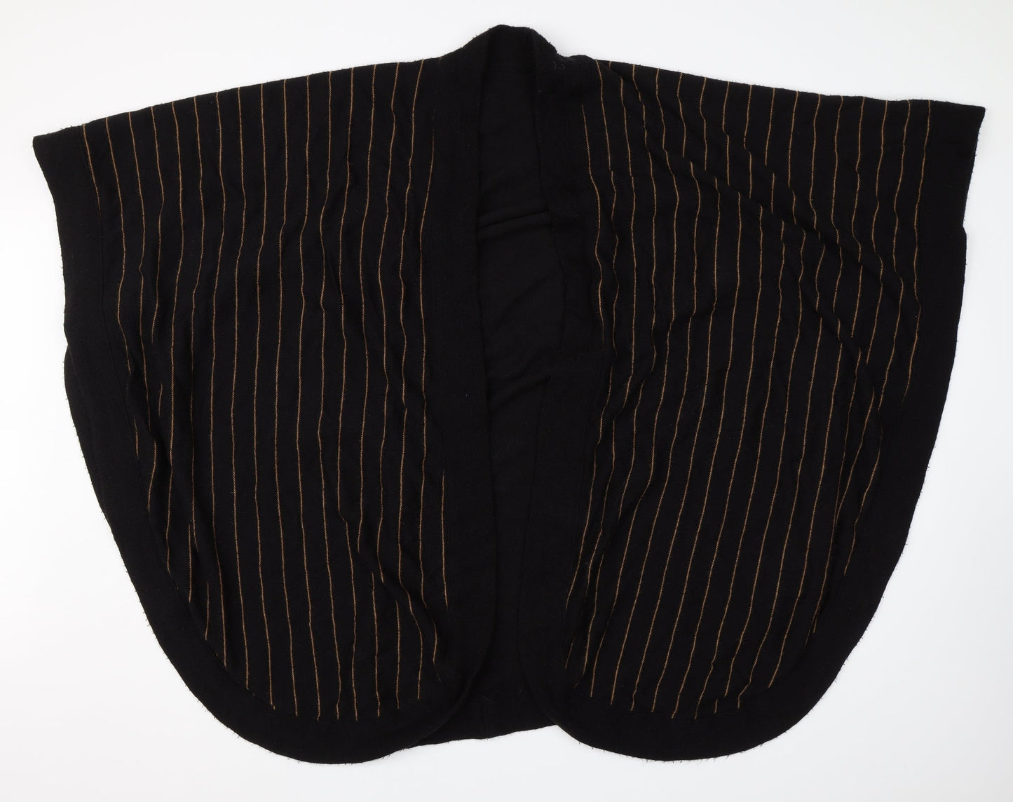Womens UK Size One Size Preworn Brown Cape Jumper