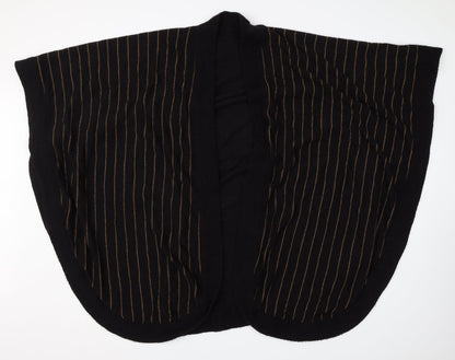 Womens UK Size One Size Preworn Brown Cape Jumper