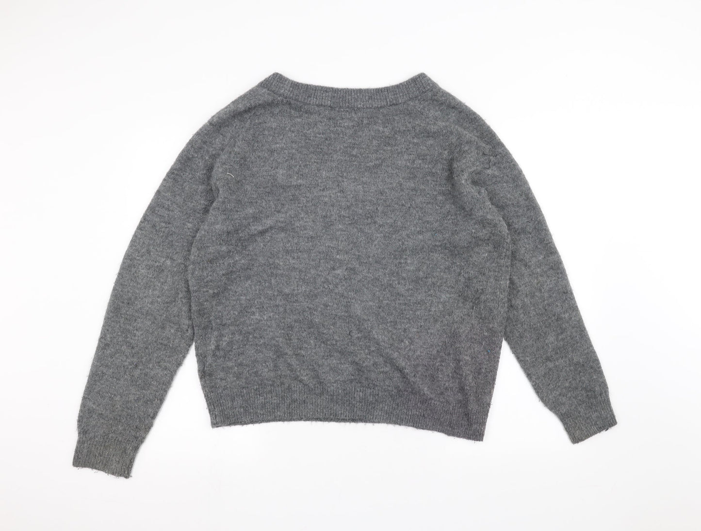 H&M Mens Grey   Pullover Jumper Size S