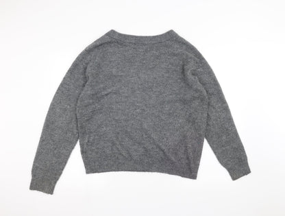 H&M Mens Grey   Pullover Jumper Size S