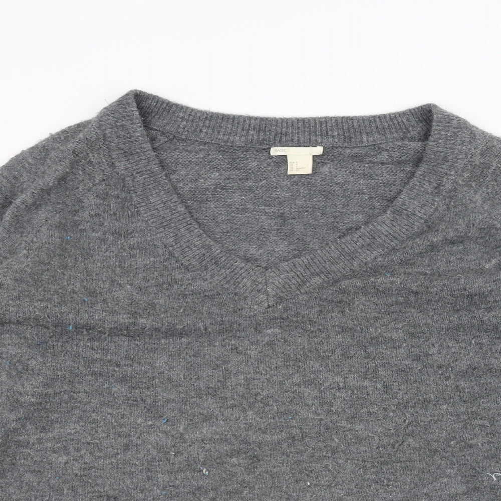 H&M Mens Grey   Pullover Jumper Size S
