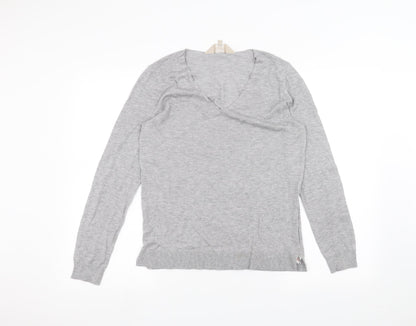 Womens UK Size 10 kley Grey Basic T-Shirt