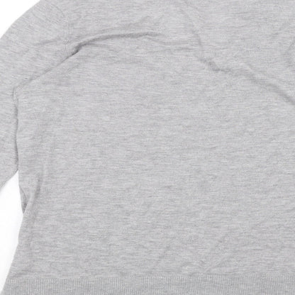 Womens UK Size 10 kley Grey Basic T-Shirt
