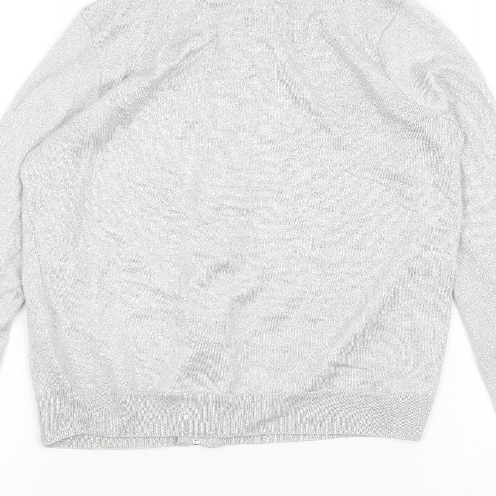 Womens UK Size 6 Atmosphere Grey Cardigan Jumper