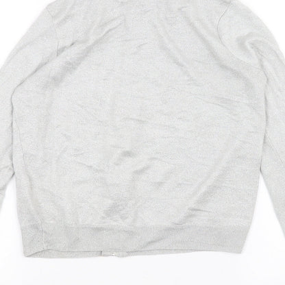 Womens UK Size 6 Atmosphere Grey Cardigan Jumper