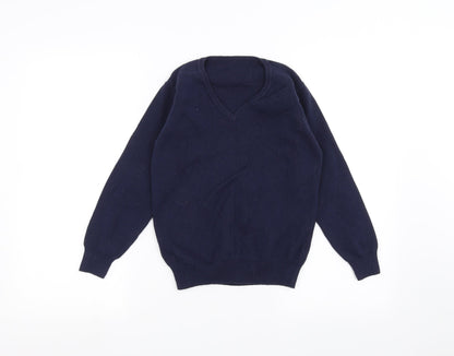 Marks and Spencer Boys Blue   Pullover Jumper Size 9-10 Years
