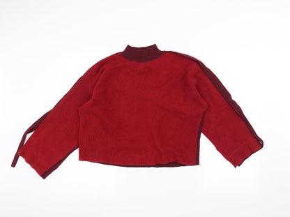 Womens UK Size 8 Marks and Spencer Red Pullover Jumper