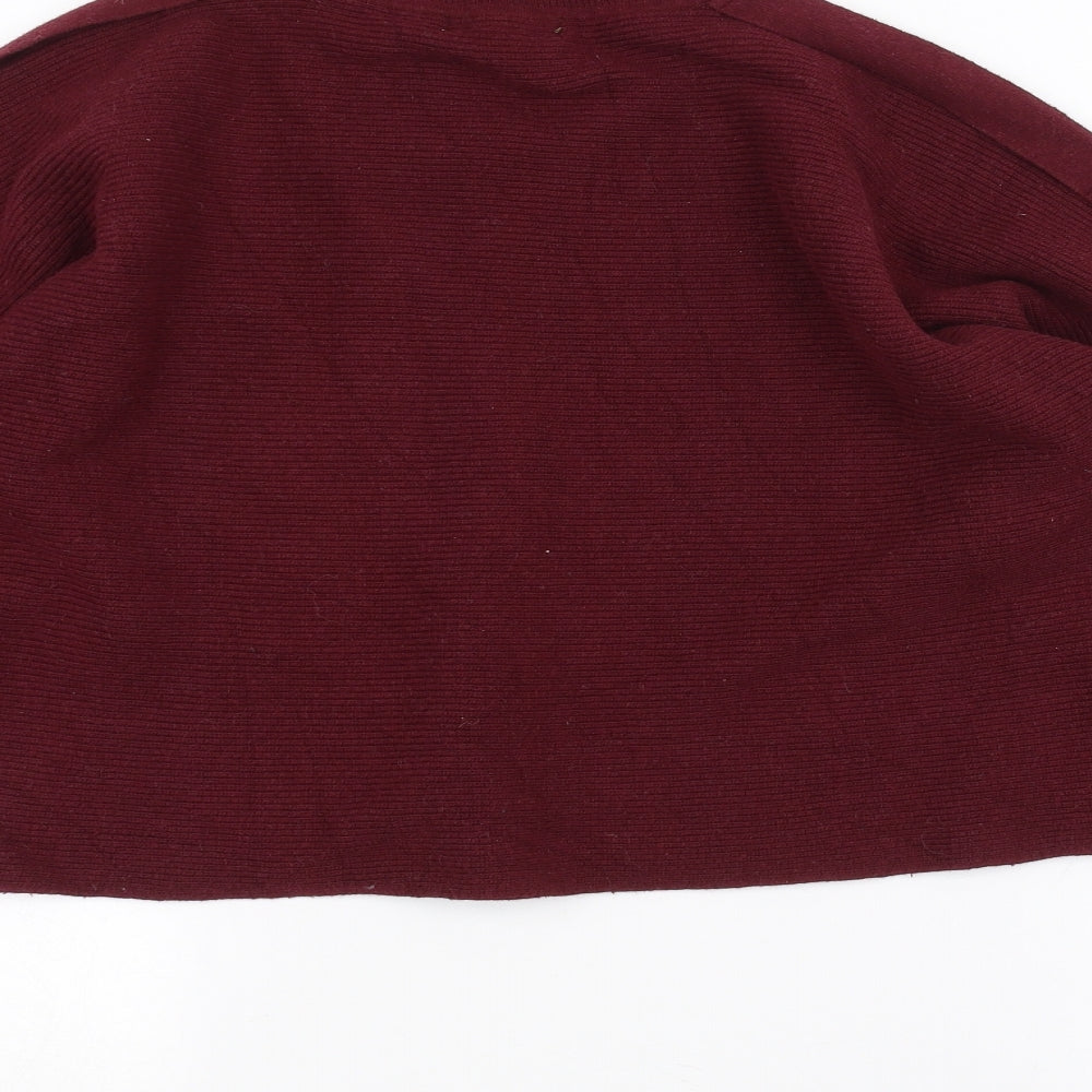 Womens UK Size 8 Marks and Spencer Red Pullover Jumper