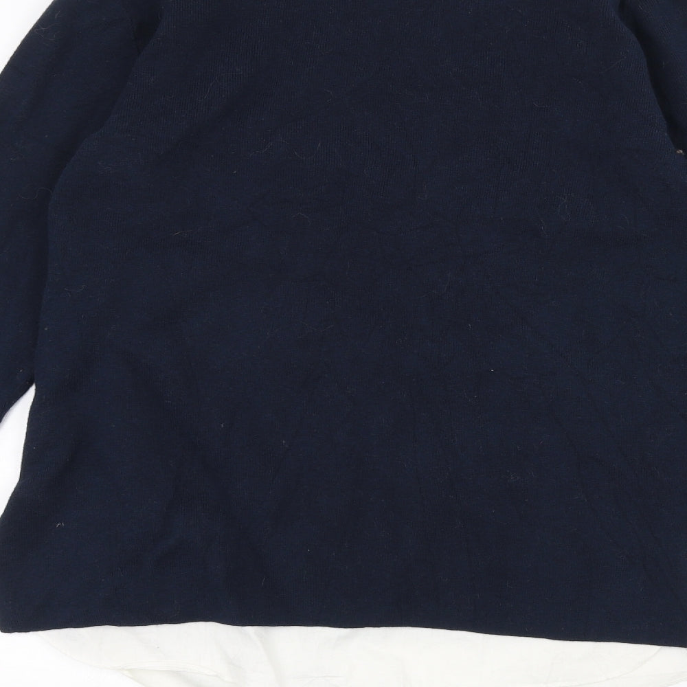 Womens UK Size 12 NEXT Blue Pullover Jumper
