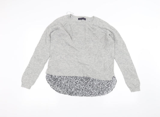 Womens UK Size 14 Marks and Spencer Grey Pullover Jumper