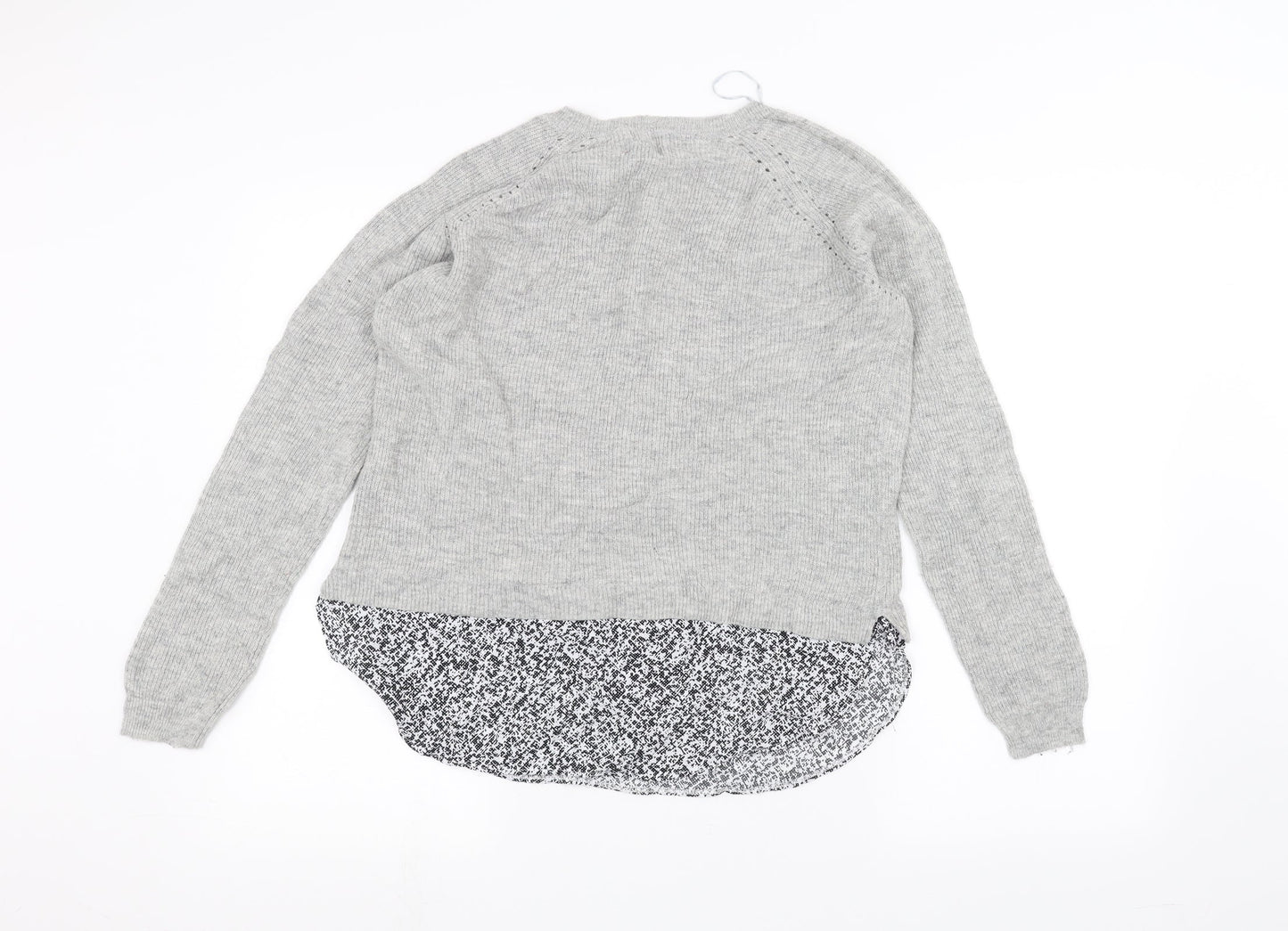 Womens UK Size 14 Marks and Spencer Grey Pullover Jumper