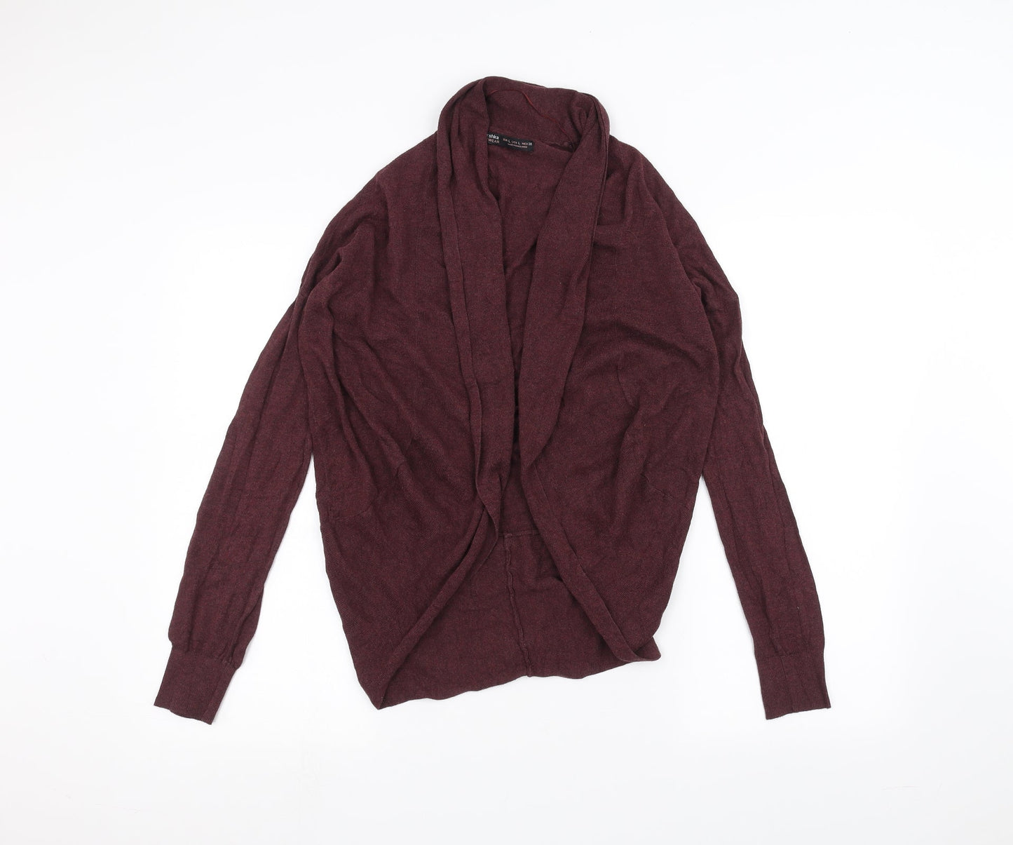 Bershka Womens Red   Cardigan Jumper Size L