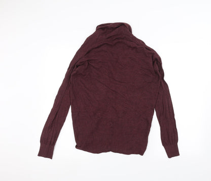 Bershka Womens Red   Cardigan Jumper Size L