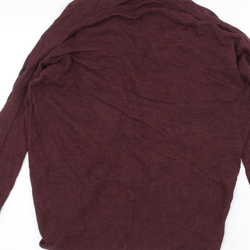 Bershka Womens Red   Cardigan Jumper Size L