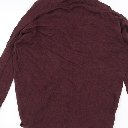 Bershka Womens Red   Cardigan Jumper Size L