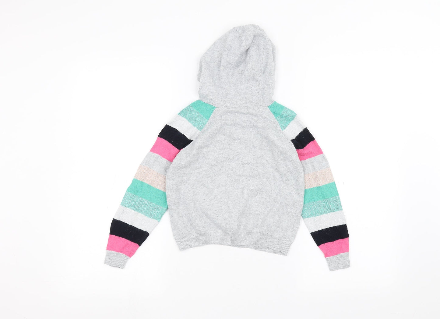 Minti Girls Grey   Pullover Hoodie Size 7 Years