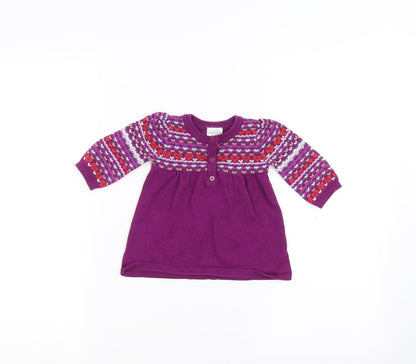 Mini Club Baby Purple   Pullover Jumper Size 0-3 Months