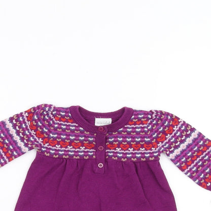 Mini Club Baby Purple   Pullover Jumper Size 0-3 Months