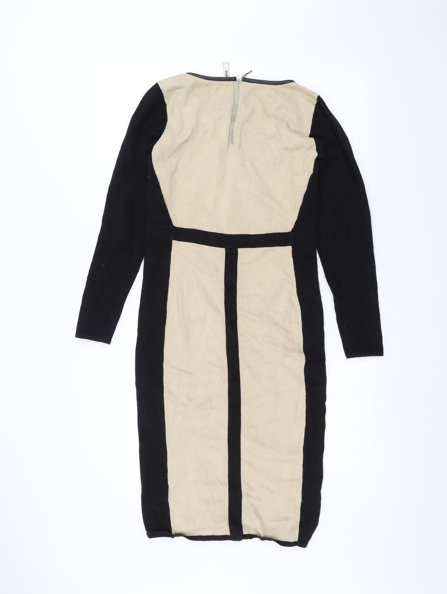 Oasis Womens Brown   Pencil Dress  Size S