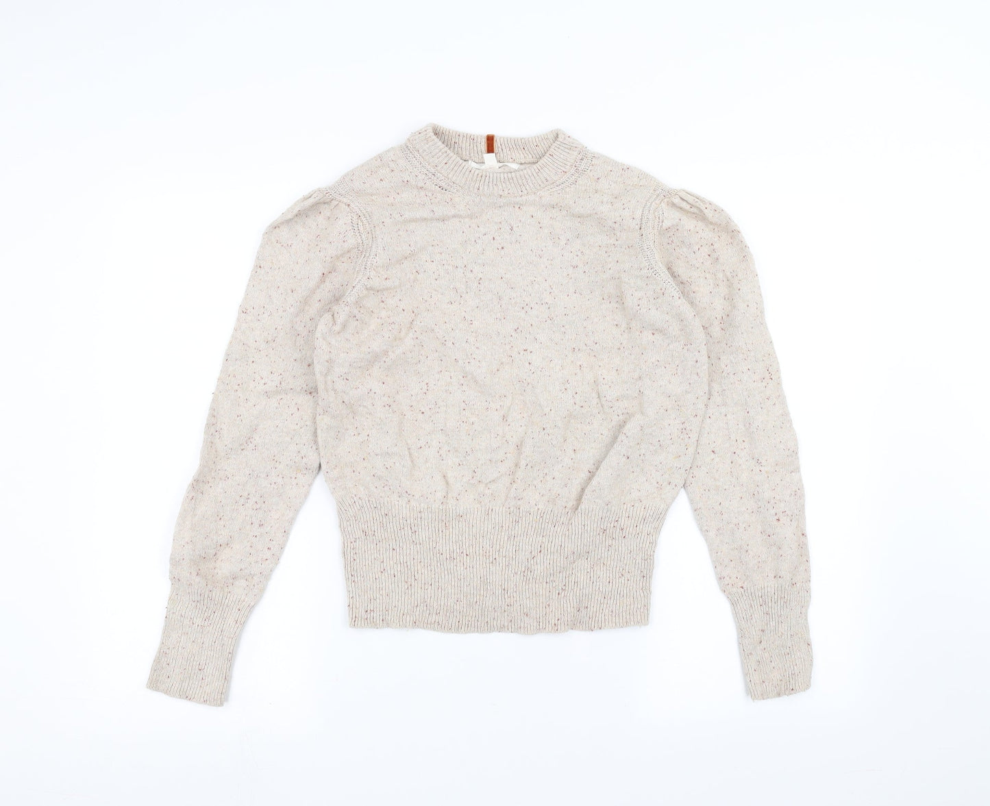 Womens UK Size 14 Per Una White Pullover Jumper