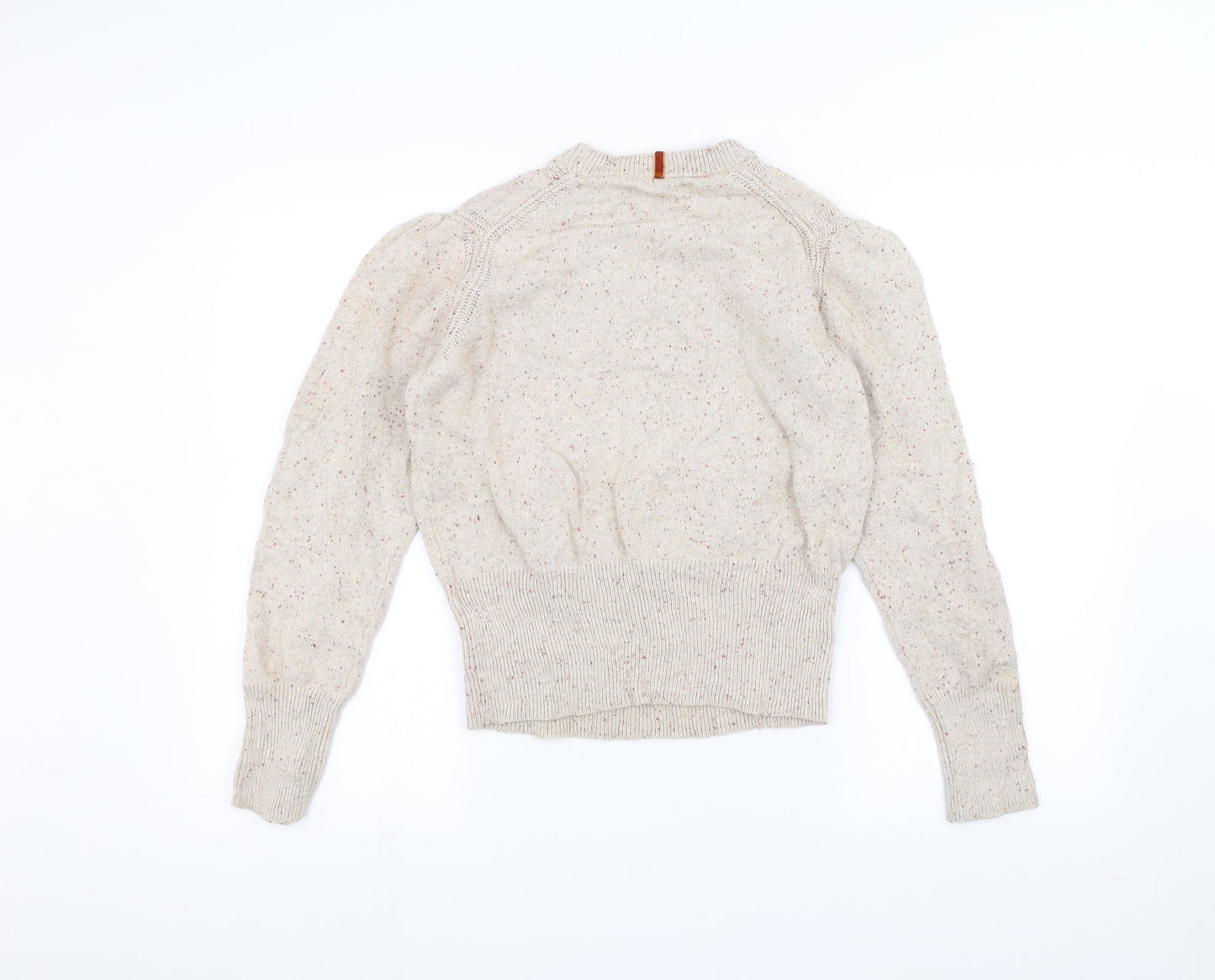 Womens UK Size 14 Per Una White Pullover Jumper