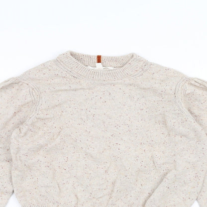 Womens UK Size 14 Per Una White Pullover Jumper
