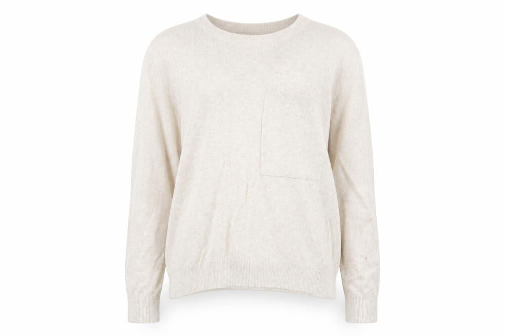 Womens UK Size 14 Papaya Beige Pullover Jumper