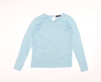 Womens UK Size M Savida Blue Basic T-Shirt