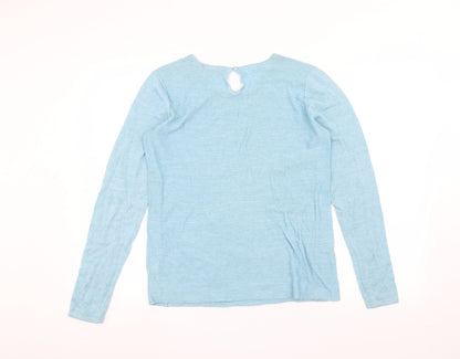 Womens UK Size M Savida Blue Basic T-Shirt