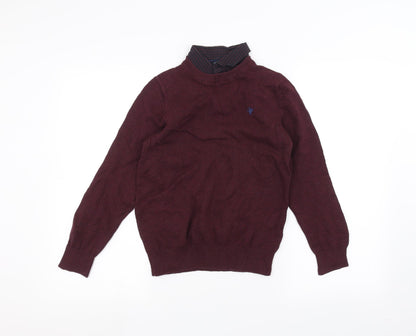 NEXT Girls Red   Pullover Jumper Size 10 Years
