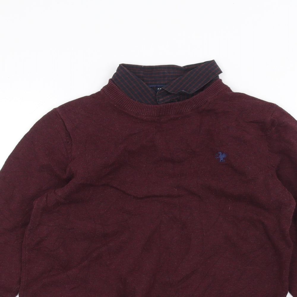 NEXT Girls Red   Pullover Jumper Size 10 Years