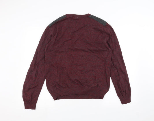 Cedar Wood State Mens Red   Pullover Jumper Size S