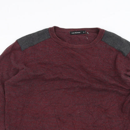 Cedar Wood State Mens Red   Pullover Jumper Size S
