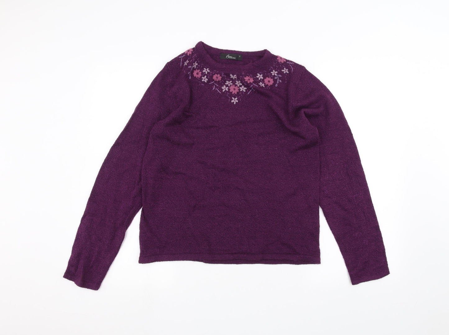 BM Womens Purple   Pullover Jumper Size S