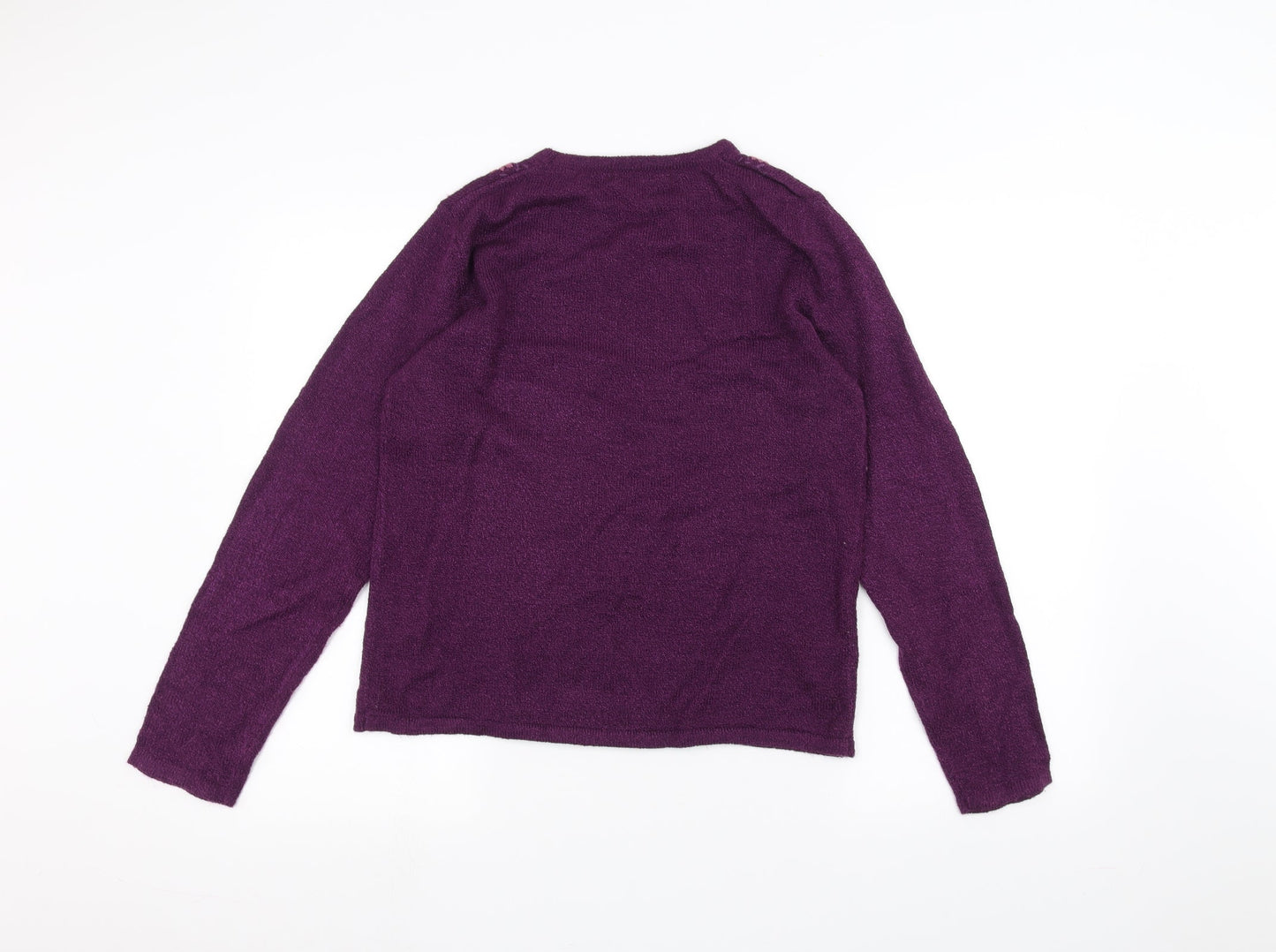BM Womens Purple   Pullover Jumper Size S