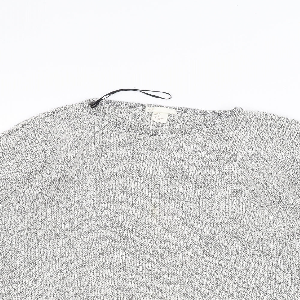 Womens UK Size S H&M Grey Pullover Jumper