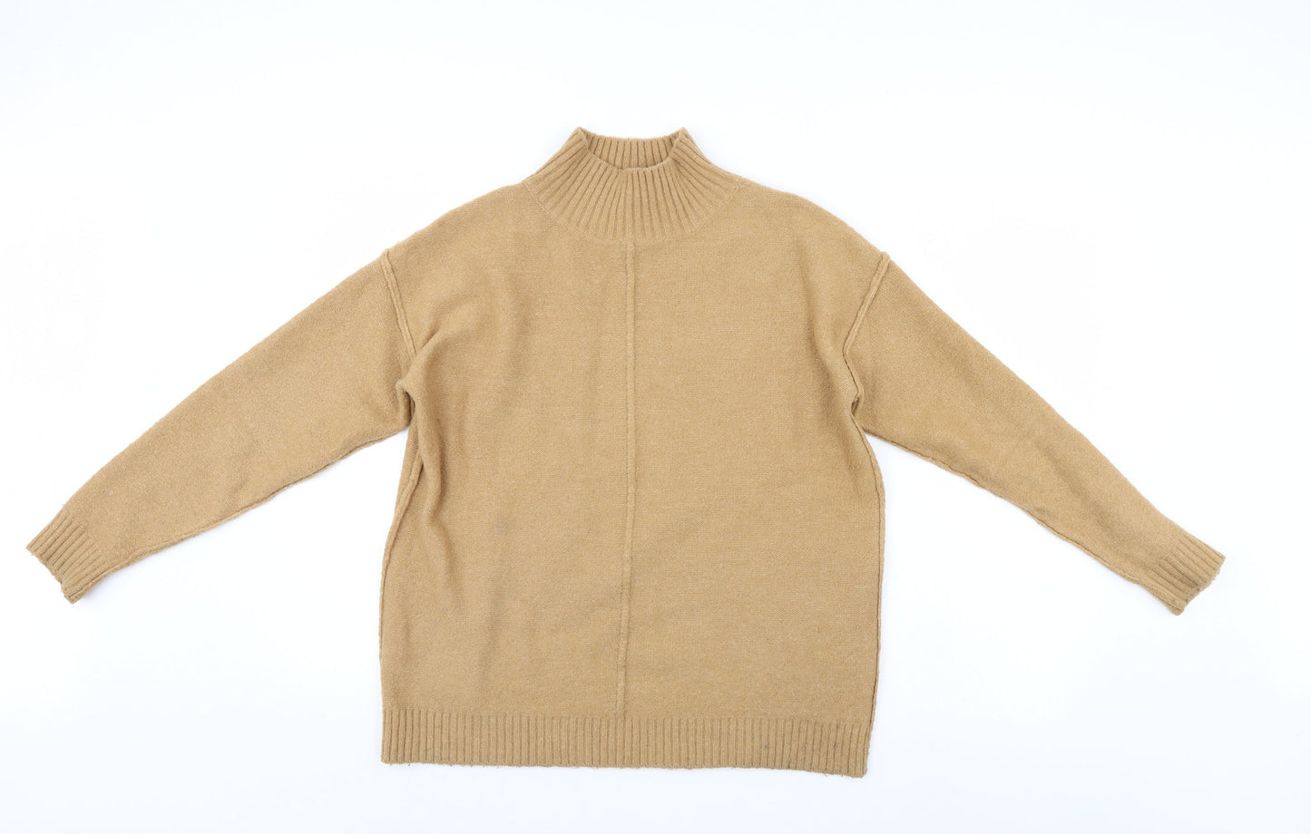 Primark Womens Beige   Henley Jumper Size 8