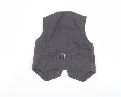 NEXT Boys Brown  Denim Basic Dress Shirt Size 3 Years  - Waistcoast