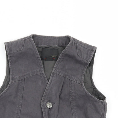 NEXT Boys Brown  Denim Basic Dress Shirt Size 3 Years  - Waistcoast