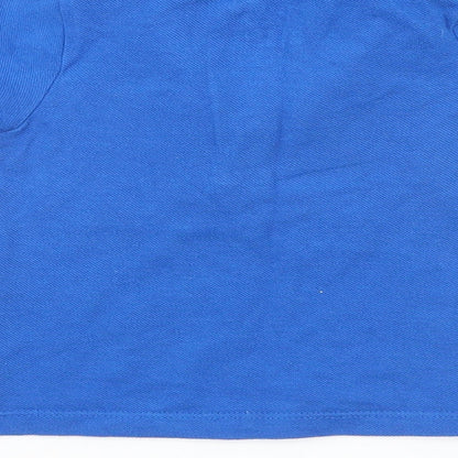 Fred & Flo Boys Blue   Basic Polo Size 0-3 Months