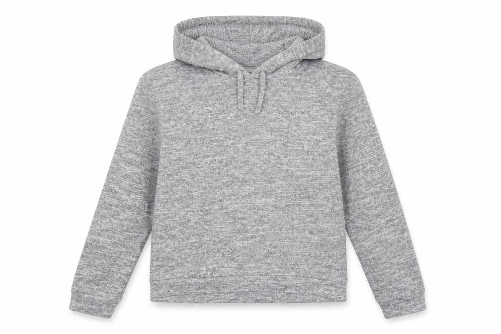 Girls UK Size 10-11 Years 915 Grey Pullover Hoodie