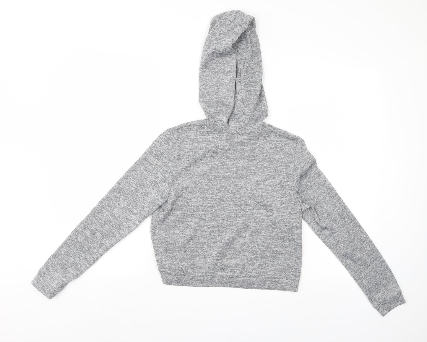 915 Girls Grey   Pullover Hoodie Size 10-11 Years