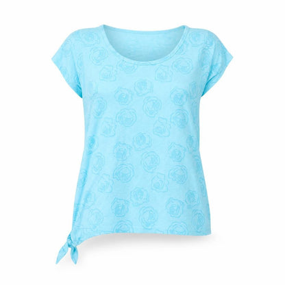 Womens UK Size 16 Originals Blue Basic T-Shirt